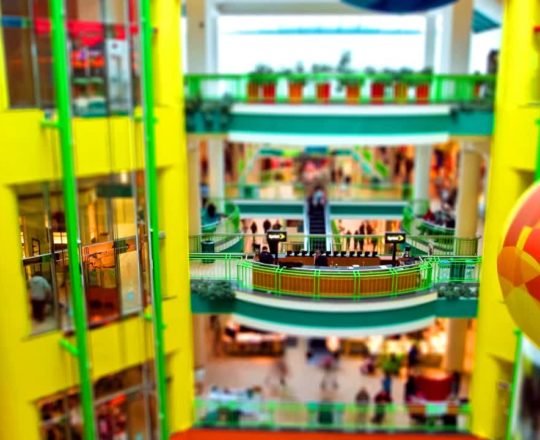 Carousel Mall miniature-effect time lapse
